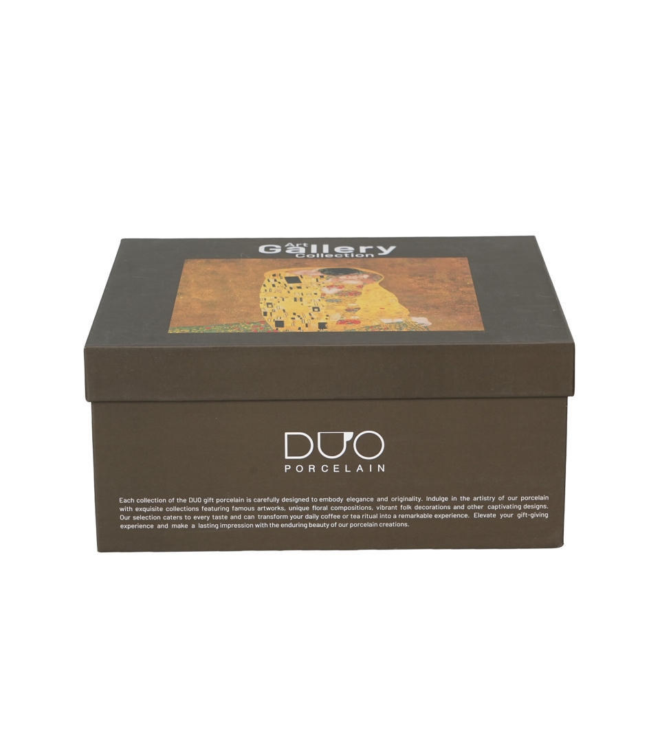 2 filiżanki ze spodkami THE KISS CLASSIC inspired by Klimt