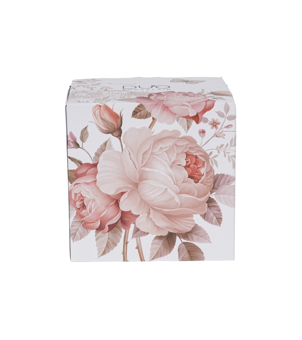 Filiżanka z dzbankiem z zaparzaczem ze stali nierdzewnej SECESJA