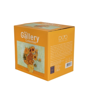 Filiżanka z dzbankiem i zaparzaczem SUNFLOWERS inspired by Van Gogh