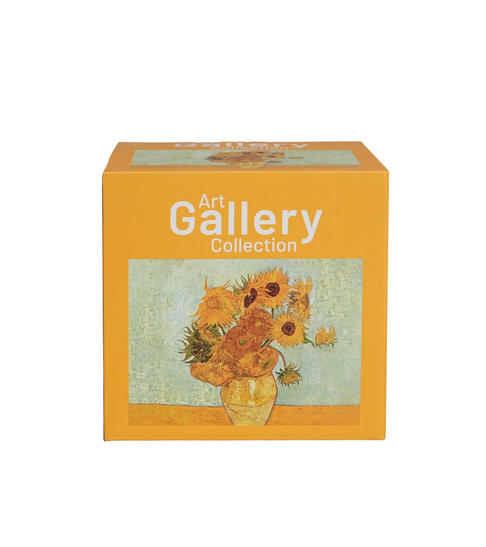 Filiżanka z dzbankiem i zaparzaczem SUNFLOWERS inspired by Van Gogh