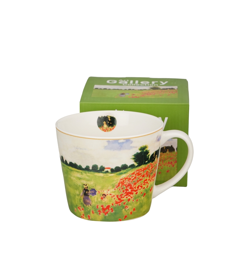 Kubek prosty POPPY FIELD inspired by Monet