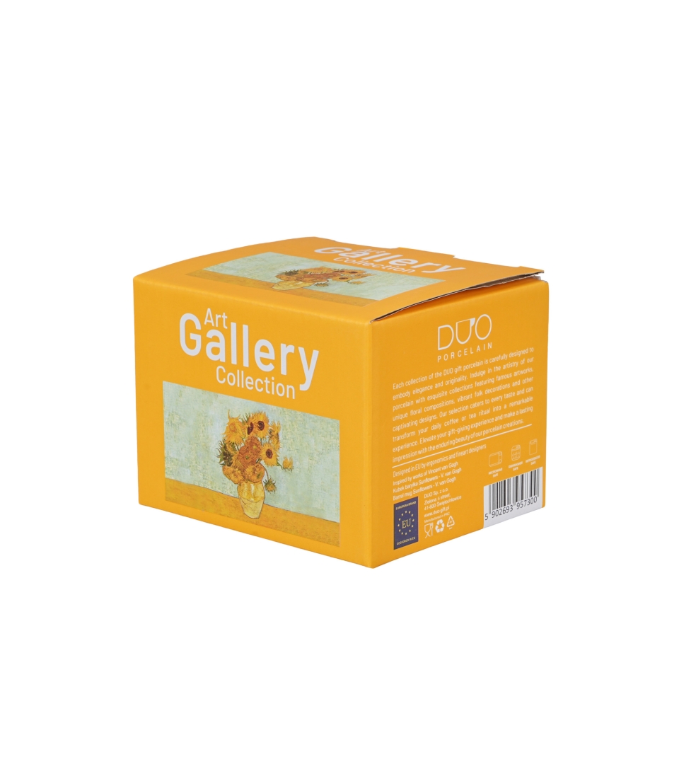 Kubek baryłka SUNFLOWERS inspired by Van Gogh