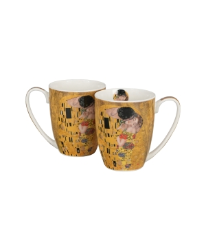 2 kubki classic THE KISS CLASSIC inspired by Klimt