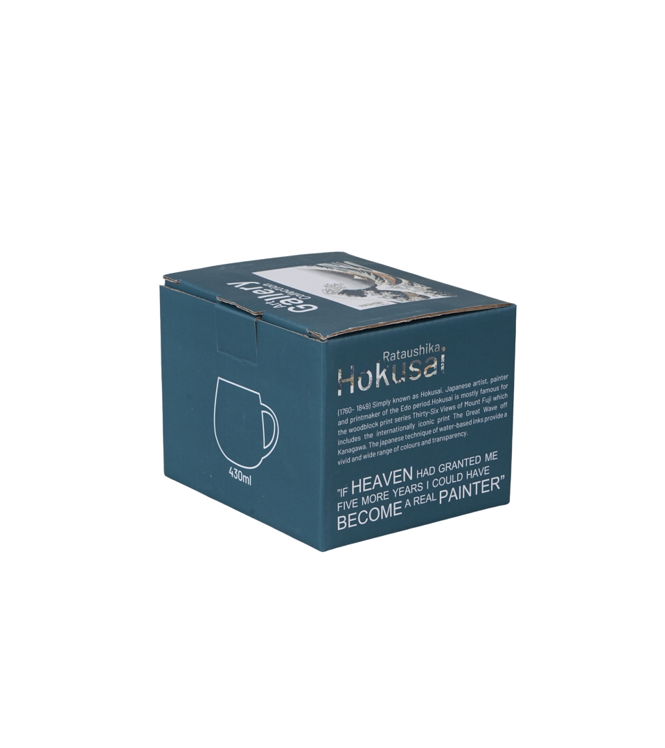 Kubek baryłka THE GREAT WAVE inspired by Hokusai