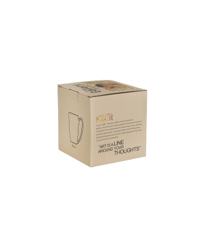 Kubek classic THE KISS ECRU inspired by Klimt