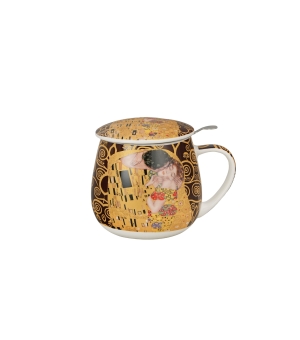 Zaparzacz baryłka THE KISS Brown inspired by Klimt