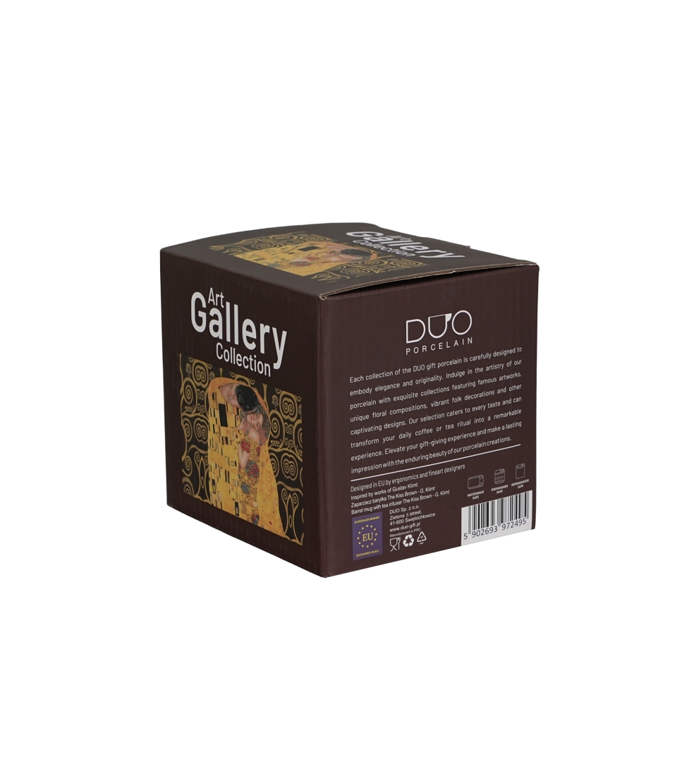 Zaparzacz baryłka THE KISS Brown inspired by Klimt