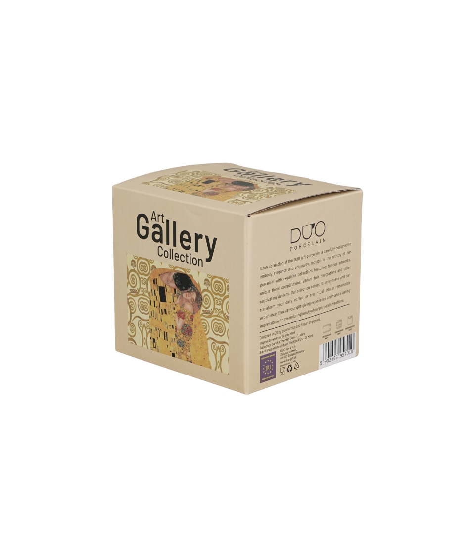 Zaparzacz baryłka THE KISS ECRU inspired by Klimt