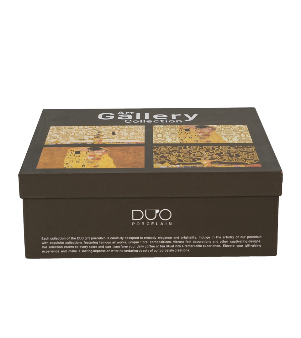 Komplet 4 kubki classic inspired by Gustav Klimt