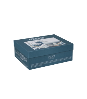 2 filiżanki espresso ze spodkami THE GREAT WAVE inspired by HOKUSAI