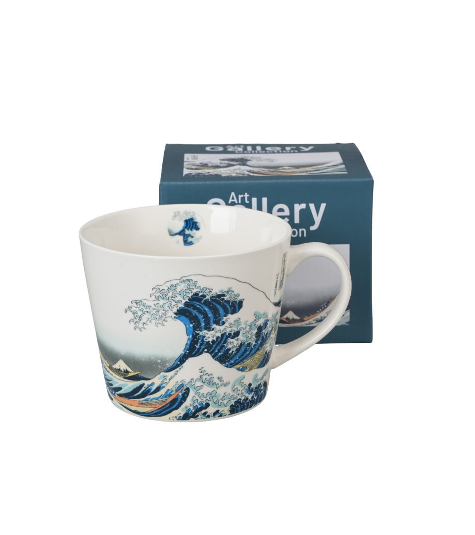 Kubek prosty THE GREAT WAVE inspired by HOKUSAI