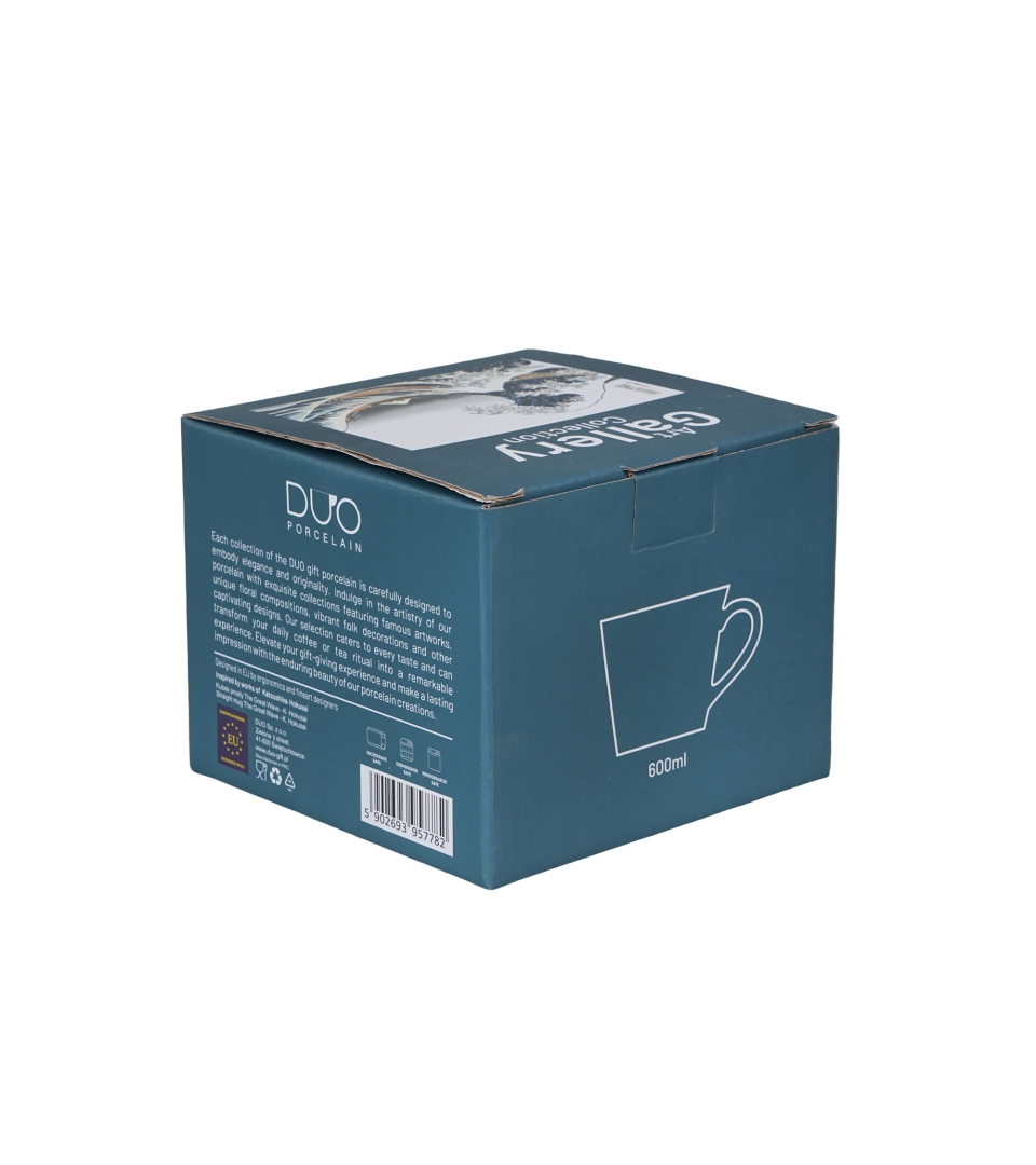 Kubek prosty THE GREAT WAVE inspired by HOKUSAI