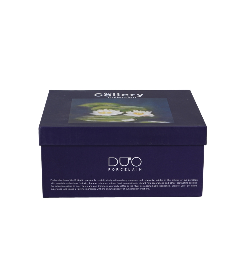 2 filiżanki ze spodkami NENUFARS inspired by Monet