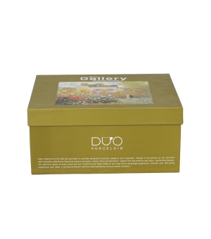 2 filiżanki ze spodkami THE GARDEN AT ARGENTEUIL inspired by Monet