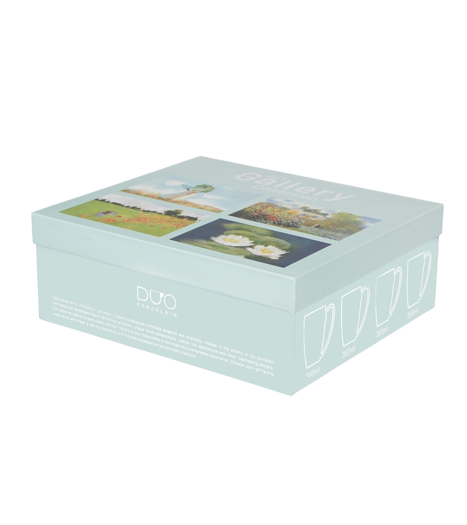 Komplet 4 kubki classic inspired by Monet