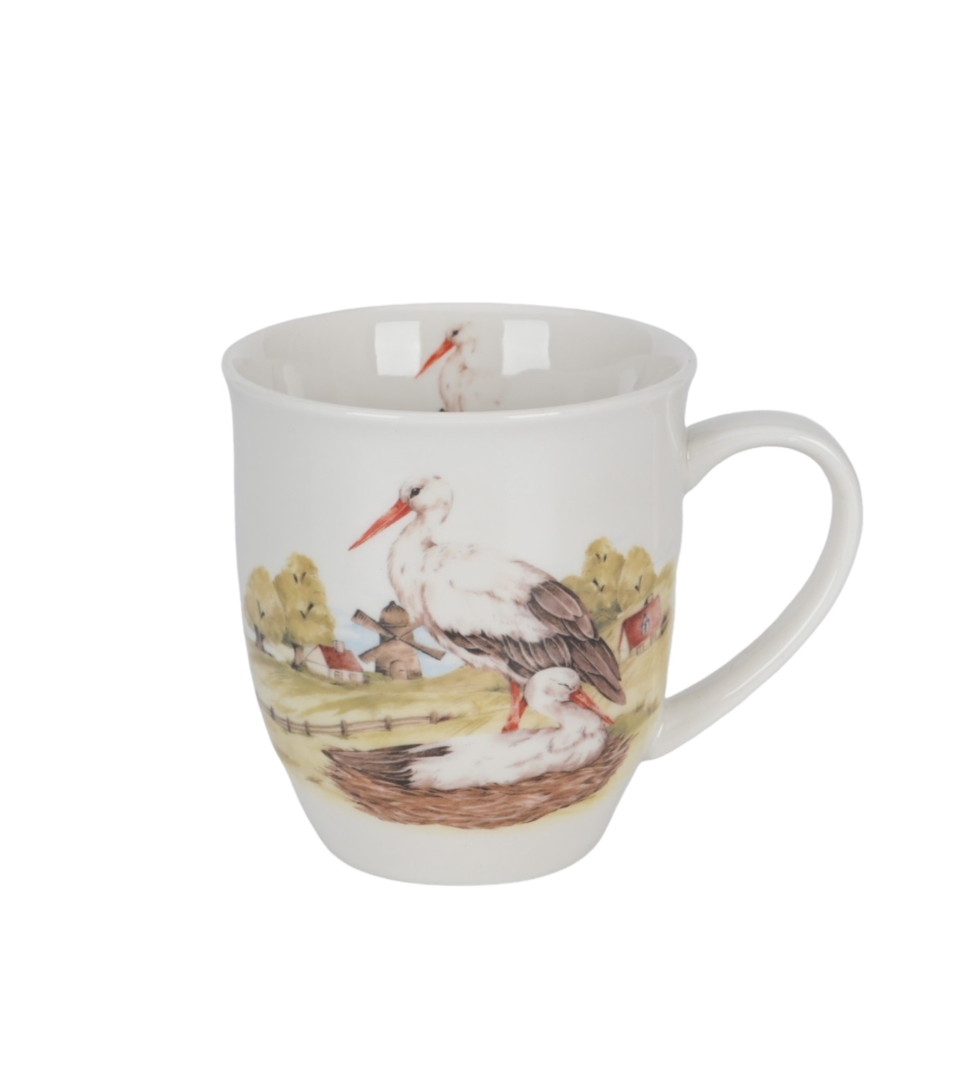 Kubek 400 ml Ptasi Świat BOCIANY