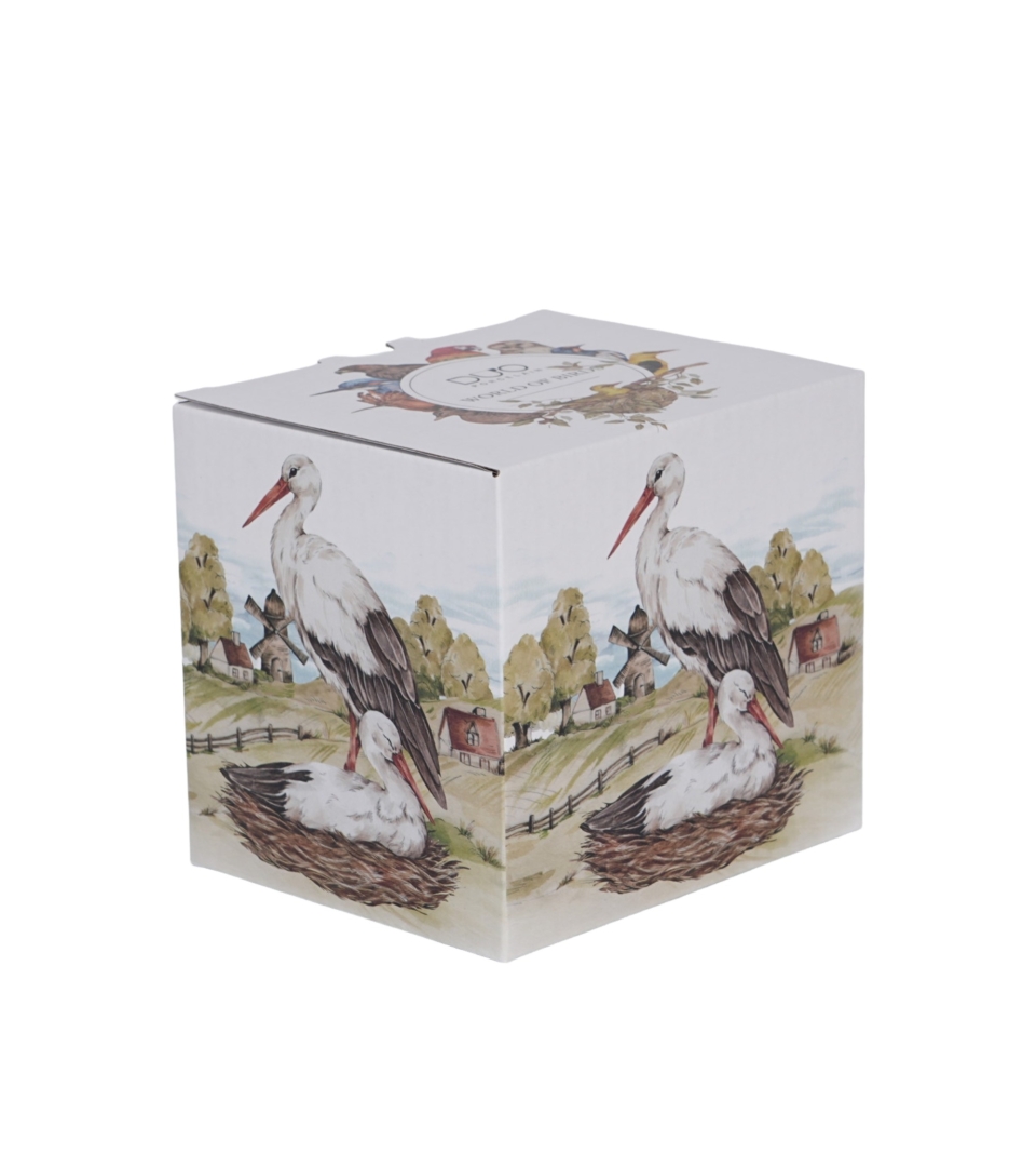 Kubek 400 ml Ptasi Świat BOCIANY