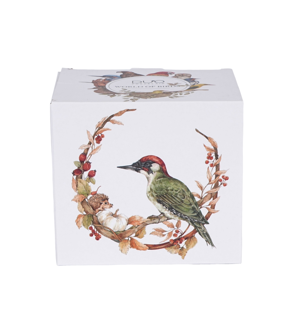 Kubek 400 ml Ptasi Świat DZIĘCIOŁ ZIELONY