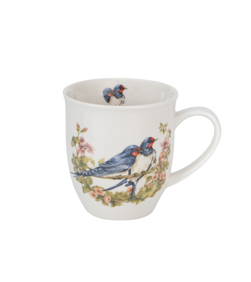 Kubek 400 ml Ptasi Świat JASKÓŁKI