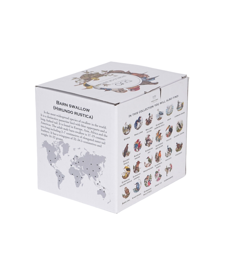 Kubek 400 ml Ptasi Świat JASKÓŁKI