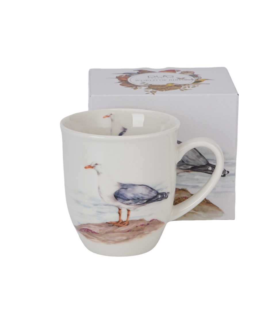Kubek 400 ml Ptasi Świat MEWA SREBRZYSTA