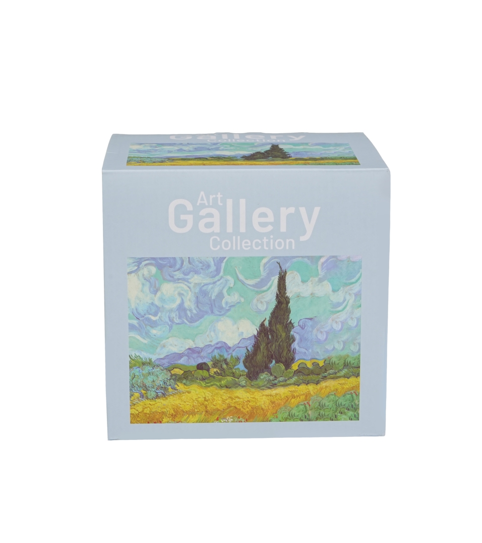 Filiżanka z dzbankiem i spodkiem WHEAT FIELD inspired by Van Gogh