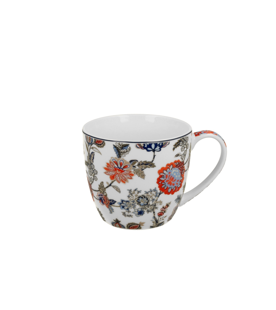 Kubek 460 ml w "koszyczku" SAHAT WHITE