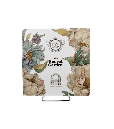 Komplet 2 talerze deserowe PEONY WHITE