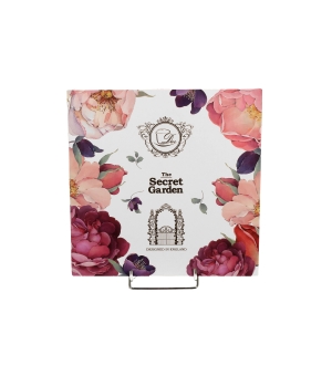 Komplet 2 talerze deserowe SPRING ROSES WHITE