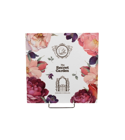 Komplet 2 talerze deserowe SPRING ROSES WHITE