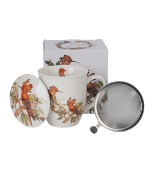 Kubek z zaparzaczem Ptasi Świat DUDKI