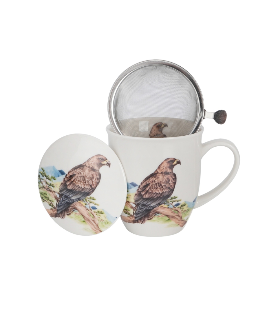 Kubek z zaparzaczem Ptasi Świat ORZEŁ PRZEDNI