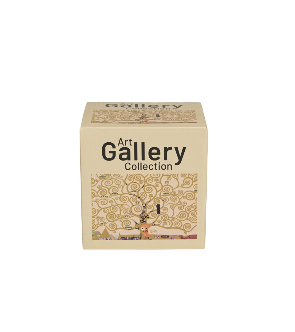 Kubek classic TREE OF LIFE Ecru inspired by Gustav Klimt