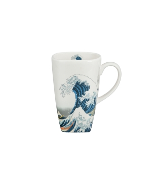 Kubek kwadratowy THE GREAT WAVE inspired by K. Hokusai
