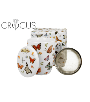 Kubek z zaparzaczem BUTTERFLIES