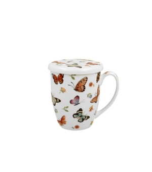 Kubek z zaparzaczem BUTTERFLIES