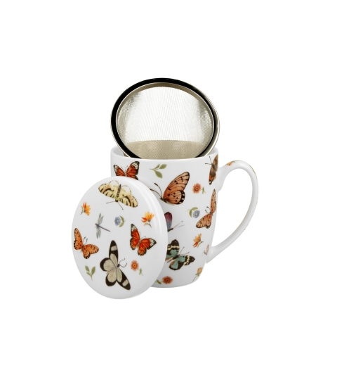 Kubek z zaparzaczem BUTTERFLIES