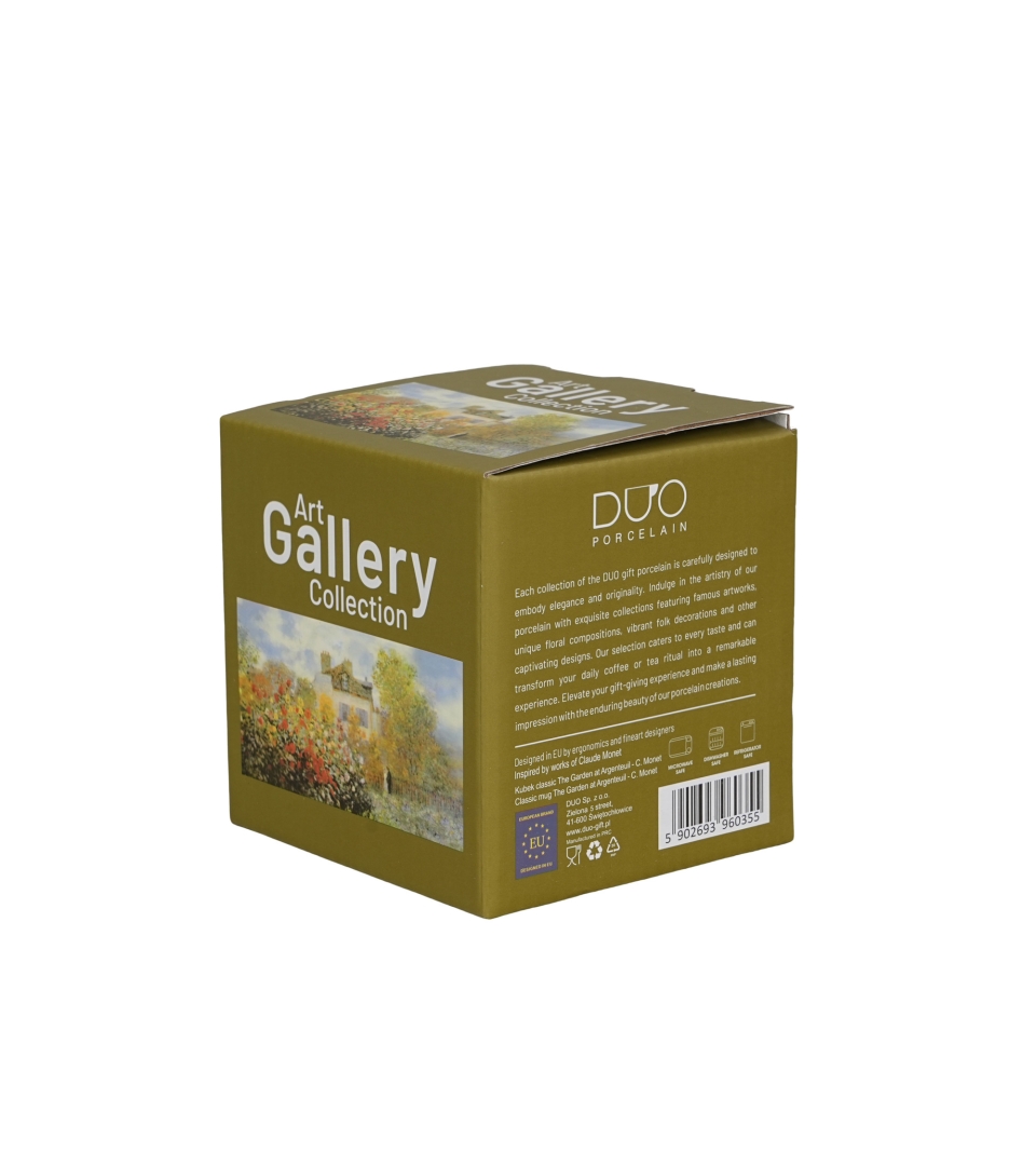 Kubek classic THE GARDEN AT ARGENTEUIL inspired by Monet