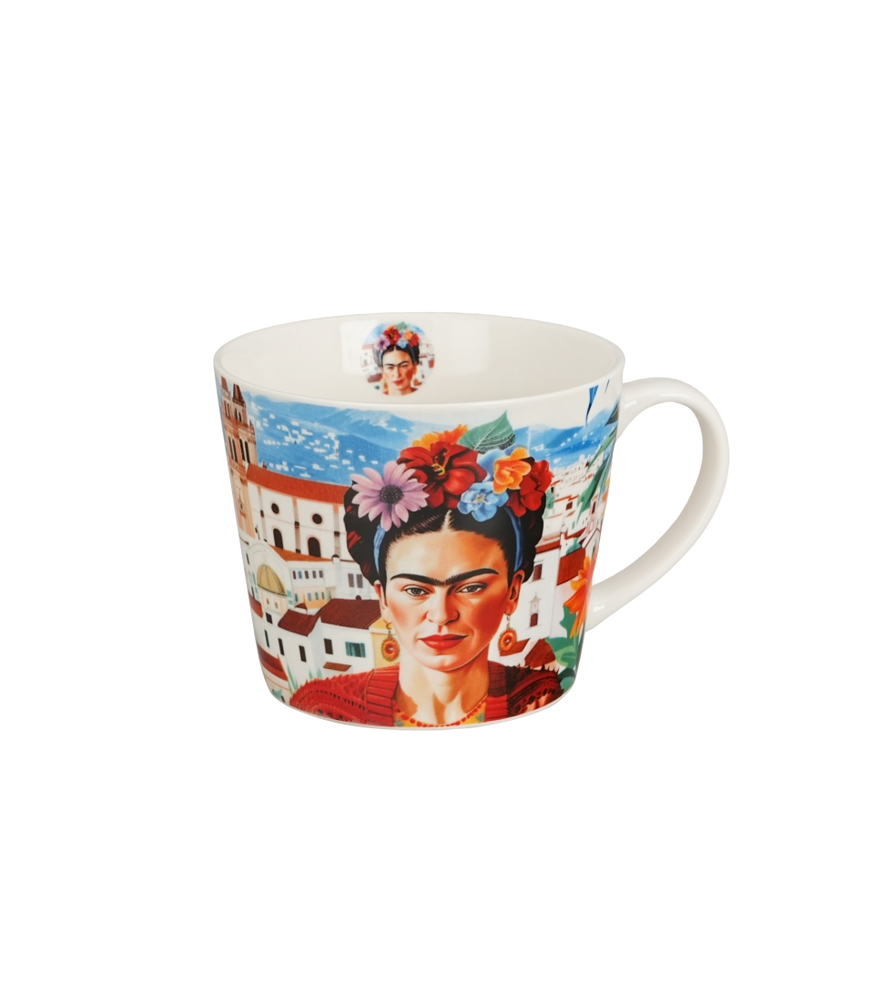 Kubek prosty MEXICAN ART RED