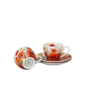 2 filiżanki espresso ze spodkami MAKI