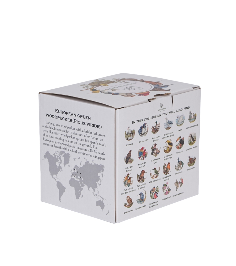 Kubek 650 ml Ptasi Świat DZIĘCIOŁ ZIELONY