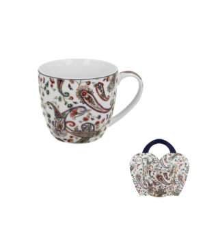 Kubek 460 ml w "koszyczku" LIBERTY