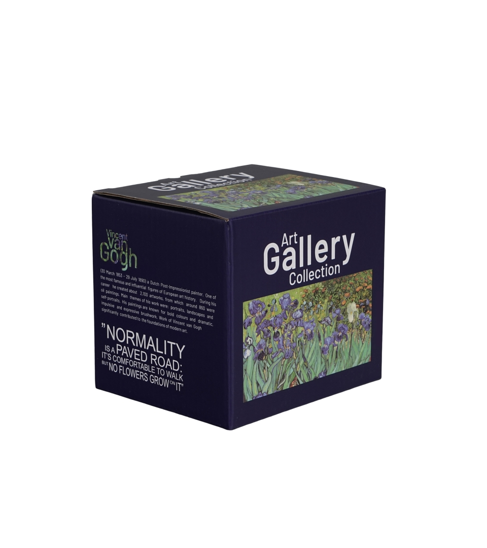 Kubek na stopce IRISES inspired by Van Gogh