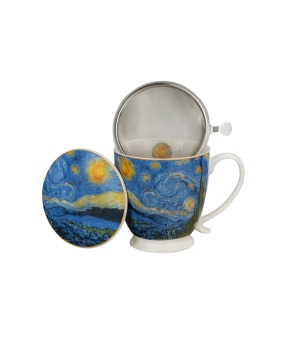 Zaparzacz na stopce STARRY NIGHT inspired by Van Gogh