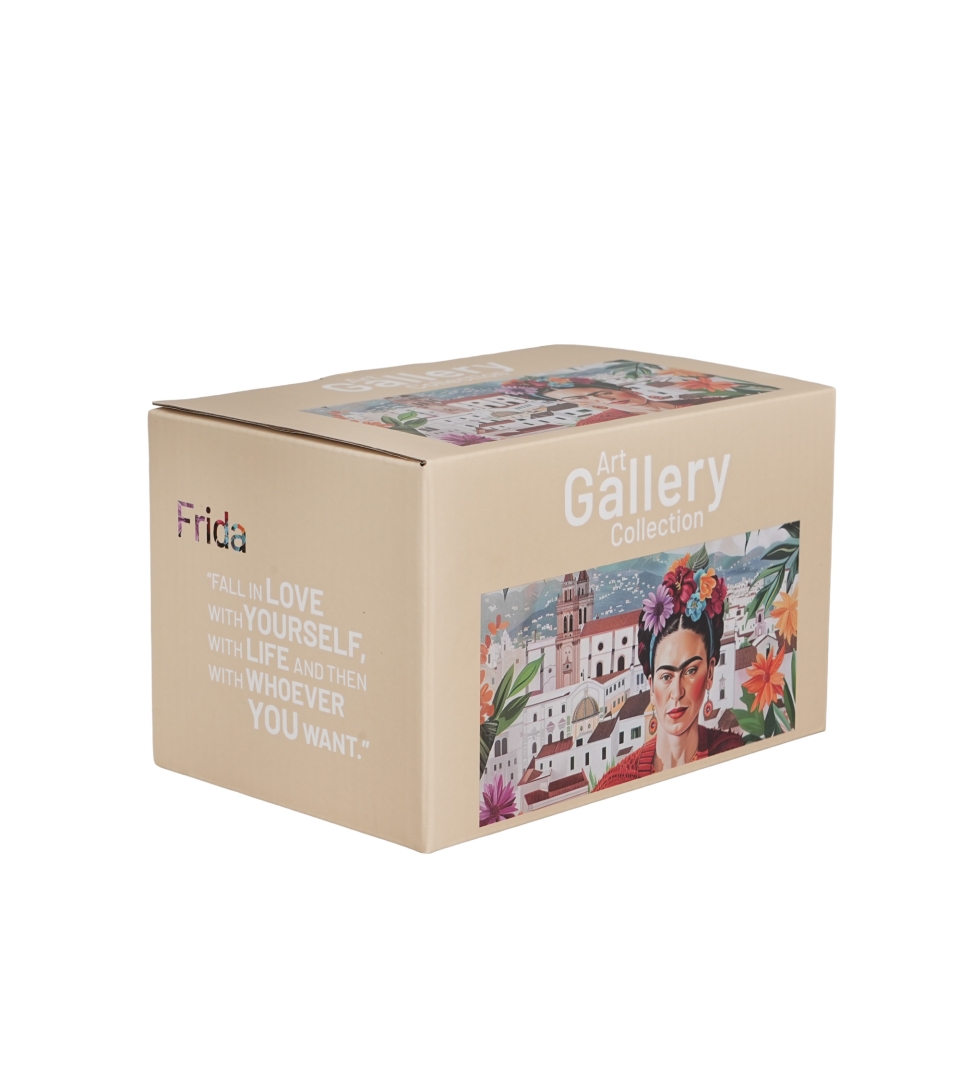 2 kubki classic MEXICAN ART RED