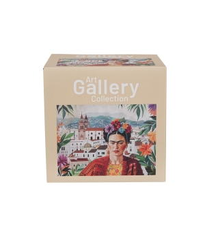 Filiżanka z dzbankiem i zaparzaczem MEXICAN ART RED