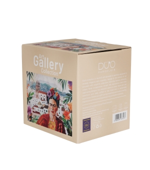 Filiżanka z dzbankiem i zaparzaczem MEXICAN ART RED