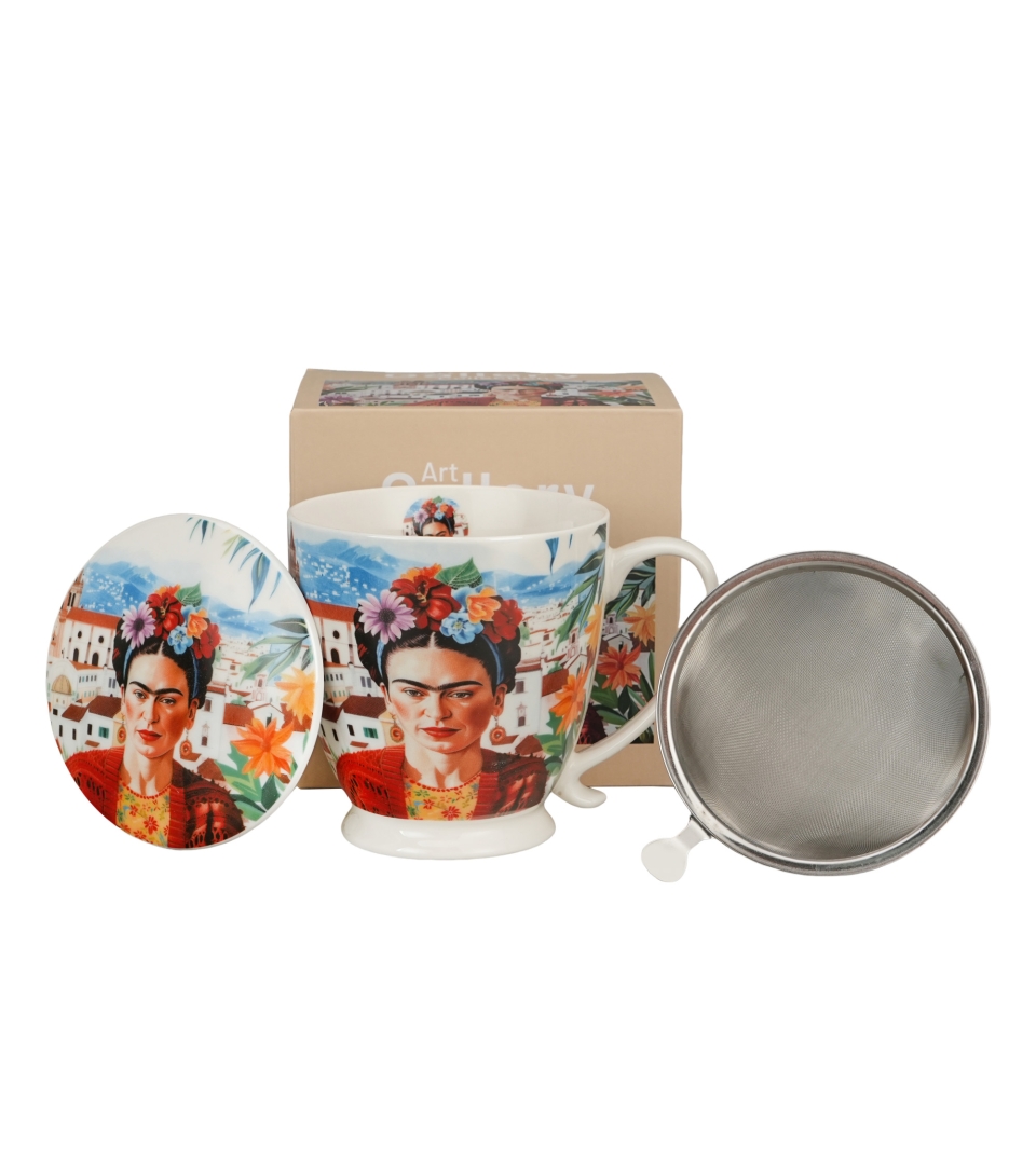 Zaparzacz na stopce MEXICAN ART RED