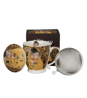 Zaparzacz na stopce THE KISS BROWN inspired by Klimt