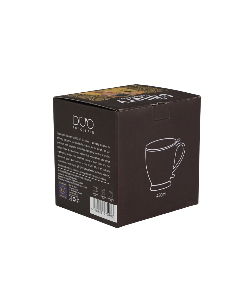 Zaparzacz na stopce THE KISS BROWN inspired by Klimt